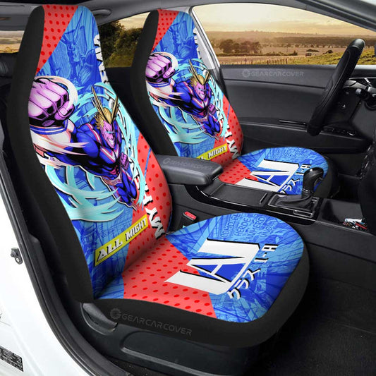 All Might Car Seat Covers Custom My Hero Academia Car Accessories - Gearcarcover - 2