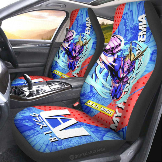 All Might Car Seat Covers Custom My Hero Academia Car Accessories - Gearcarcover - 1