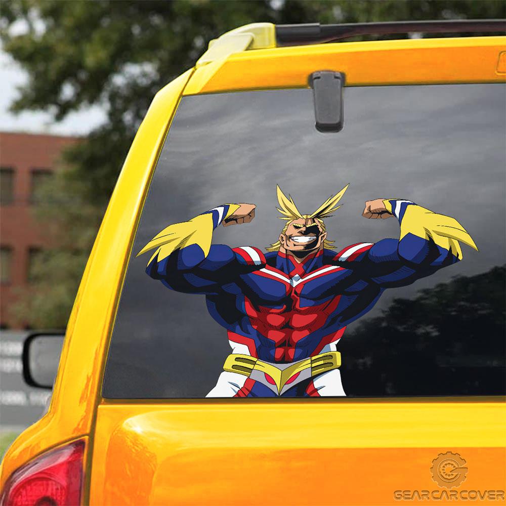All Might Car Sticker Custom My Hero Academia Anime Car Accessories - Gearcarcover - 3