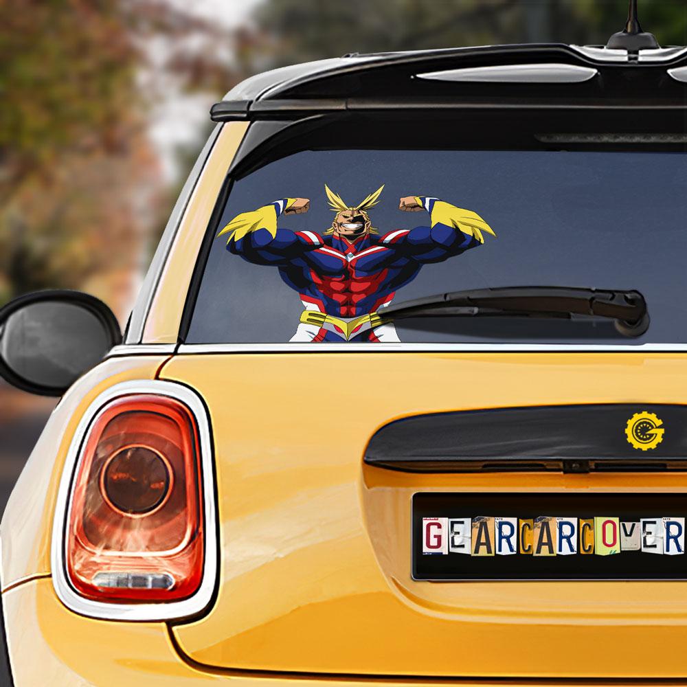 All Might Car Sticker Custom My Hero Academia Anime Car Accessories - Gearcarcover - 1