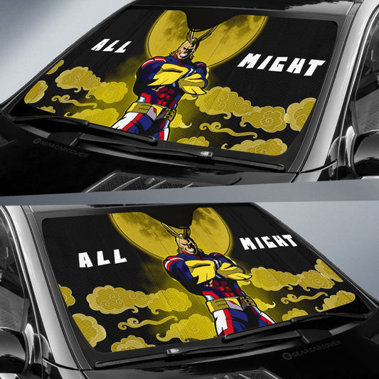 All Might Car Sunshade Custom My Hero Academia Anime Car Accessories - Gearcarcover - 2