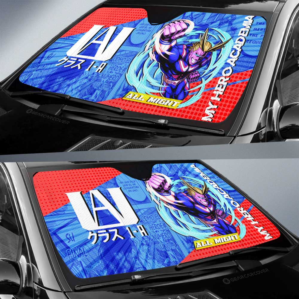 All Might Car Sunshade Custom My Hero Academia Anime Car Accessories - Gearcarcover - 3