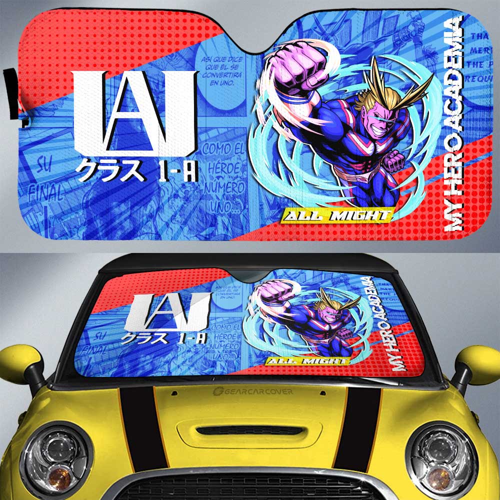 All Might Car Sunshade Custom My Hero Academia Anime Car Accessories - Gearcarcover - 1