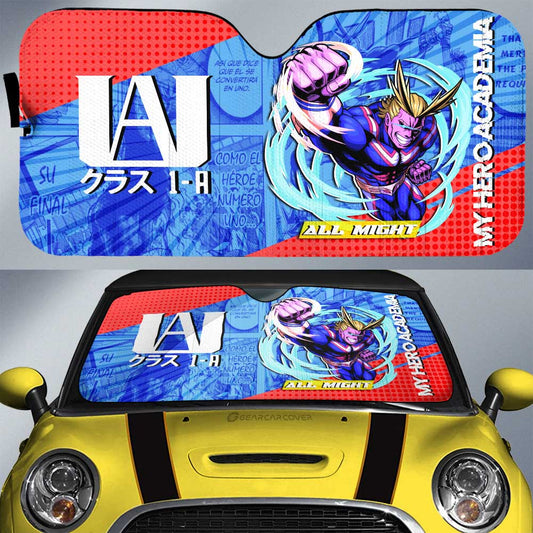 All Might Car Sunshade Custom My Hero Academia Anime Car Accessories - Gearcarcover - 1