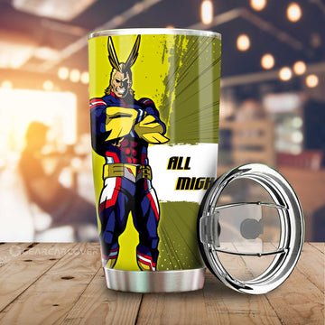 All Might Tumbler Cup Custom For My Hero Academia Anime Fans - Gearcarcover - 1