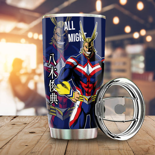 All Might Tumbler Cup Custom My Hero Academia Car Accessories For Anime Fans - Gearcarcover - 1