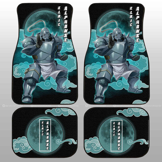 Alphonse Elric Car Floor Mats Custom Fullmetal Alchemist Anime Car Interior Accessories - Gearcarcover - 2