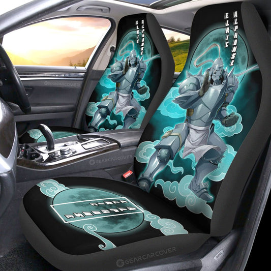 Alphonse Elric Car Seat Covers Custom Fullmetal Alchemist Anime Car Interior Accessories - Gearcarcover - 2
