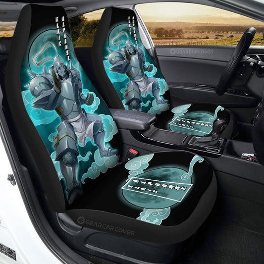 Alphonse Elric Car Seat Covers Custom Fullmetal Alchemist Anime Car Interior Accessories - Gearcarcover - 1