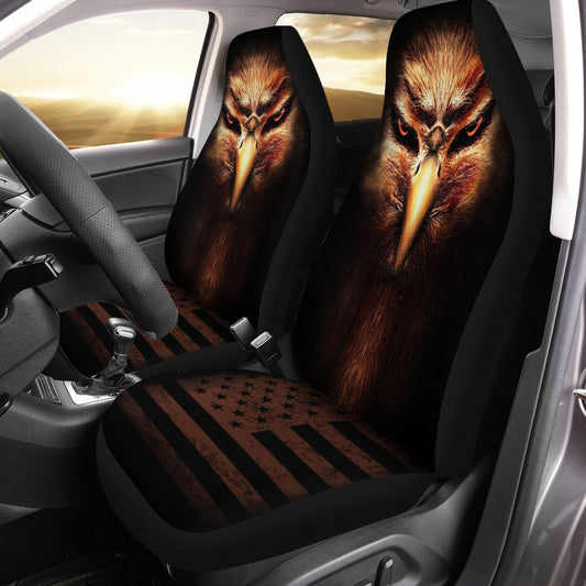 American Flag Eagle Car Seat Covers Custom Car Accessories - Gearcarcover - 2
