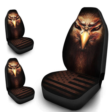 American Flag Eagle Car Seat Covers Custom Car Accessories - Gearcarcover - 1