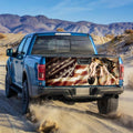 American Flag Horse Truck Tailgate Decal Custom Car Accessories - Gearcarcover - 2