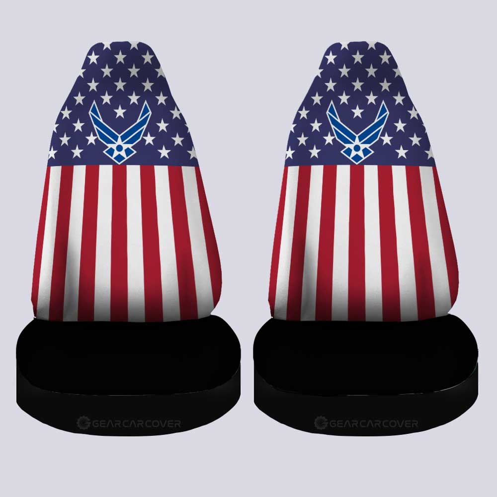 American Flag Military Air Force Car Seat Covers Custom Car Accessories - Gearcarcover - 2