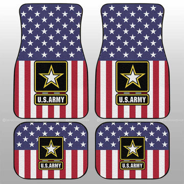 American Flag Military Army Car Floor Mats Custom Car Accessories - Gearcarcover - 1
