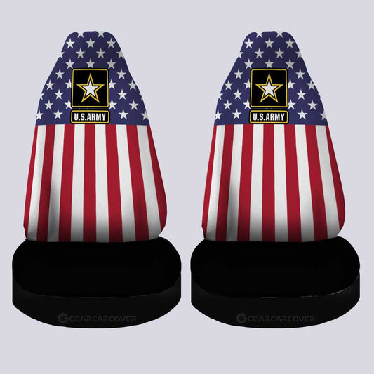 American Flag Military Army Car Seat Covers Custom Car Accessories - Gearcarcover - 2