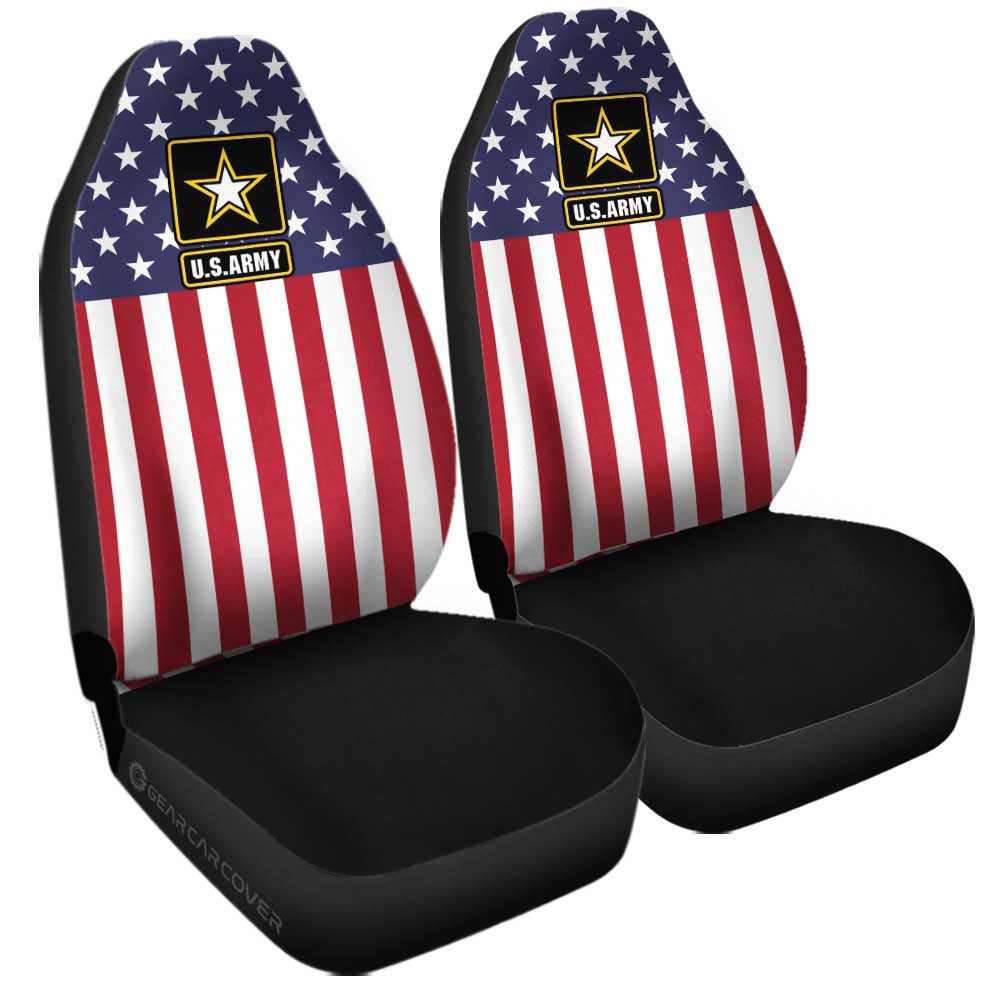 American Flag Military Army Car Seat Covers Custom Car Accessories - Gearcarcover - 1