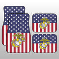 American Flag Military Marine Corps Car Floor Mats Custom Car Accessories - Gearcarcover - 3
