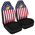 American Flag Military Marine Corps Car Seat Covers Custom Car Accessories - Gearcarcover - 1