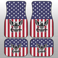 American Flag Military Navy Car Floor Mats Custom Car Accessories - Gearcarcover - 1