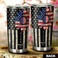 American Flag Sunflower Tumbler Cup Custom Car Accessories - Gearcarcover - 3