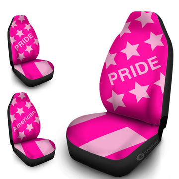 American Pride Pink Car Seat Covers Custom Pink Car Accessories - Gearcarcover - 1
