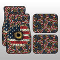 American Sunflower Car Floor Mats Custom Car Accessories - Gearcarcover - 1