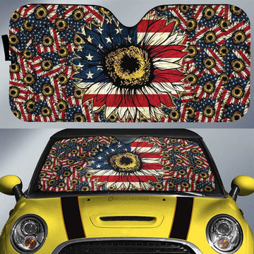 American Sunflower Car Sunshade Custom Car Accessories - Gearcarcover - 1