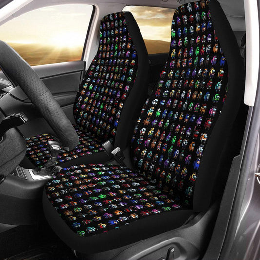 Among Us Car Seat Covers Custom Pattern Car Accessories - Gearcarcover - 1