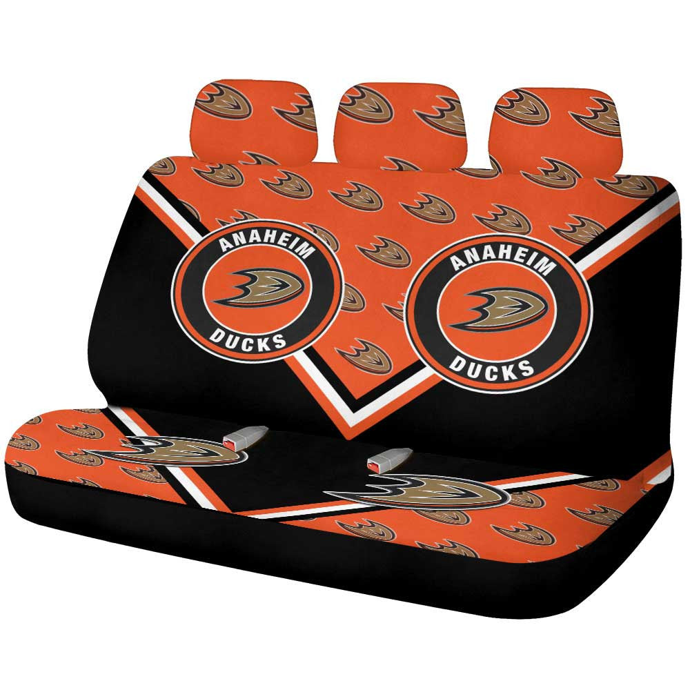 Anaheim Ducks Car Back Seat Cover Custom Car Accessories For Fans - Gearcarcover - 1
