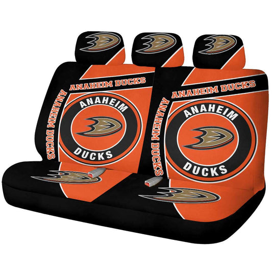 Anaheim Ducks Car Back Seat Cover Custom Car Accessories For Fans - Gearcarcover - 1