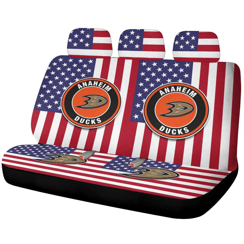Anaheim Ducks Car Back Seat Cover Custom Car Accessories - Gearcarcover - 1