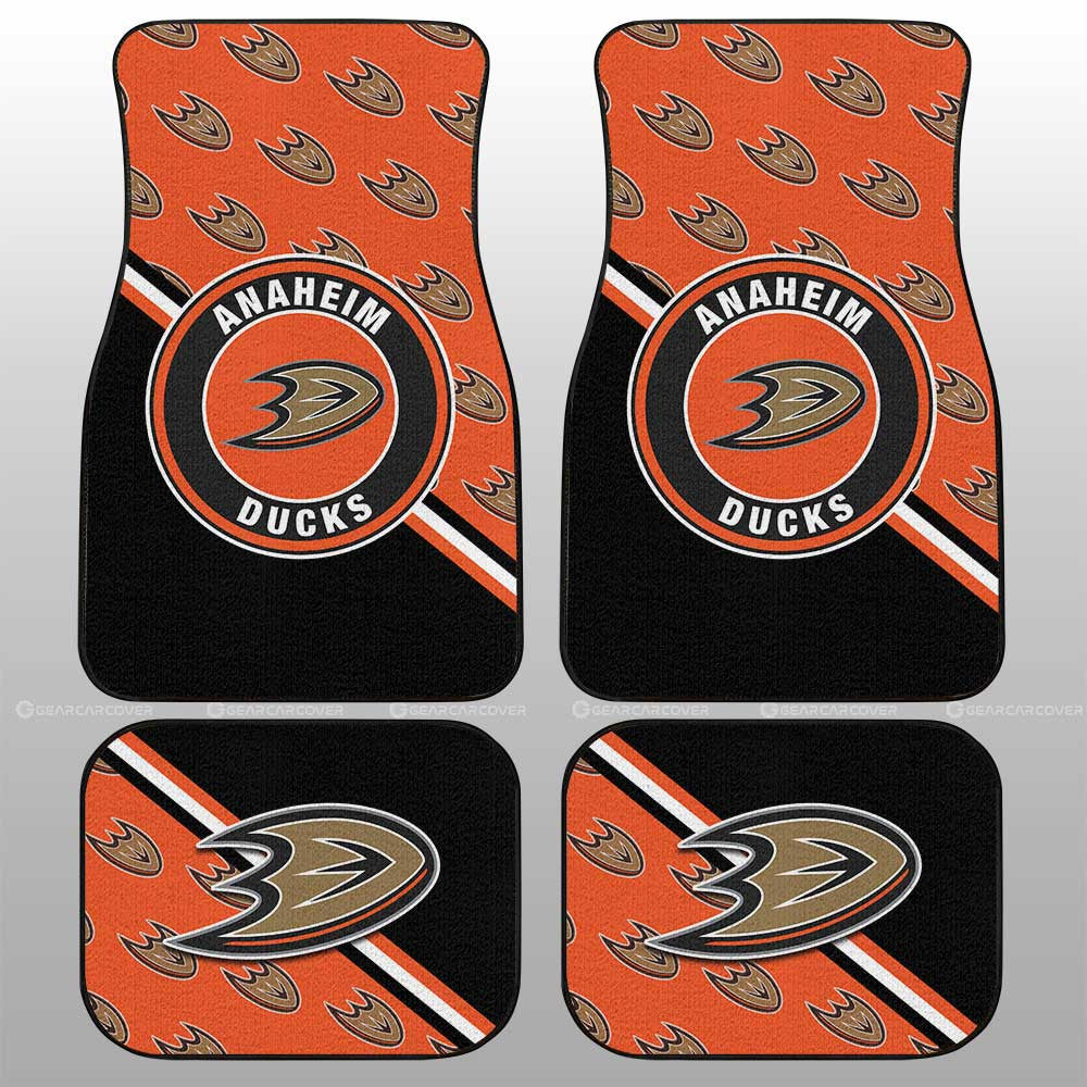 Anaheim Ducks Car Floor Mats Custom Car Accessories For Fans - Gearcarcover - 1