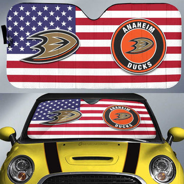 Anaheim Ducks Car Sunshade Custom Car Accessories - Gearcarcover - 1