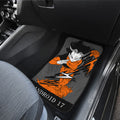 Android 17 Car Floor Mats Custom Dragon Ball Anime Manga Color Style - Gearcarcover - 2