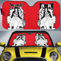 Android 17 Car Sunshade Custom Dragon Ball Anime Car Accessories Manga Style For Fans - Gearcarcover - 1