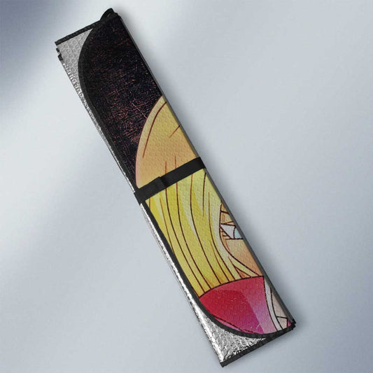 Android 18 And Krillin Car Sunshade Custom Dragon Ball Anime Car Interior Accessories - Gearcarcover - 2