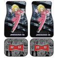 Android 18 Car Floor Mats Custom Anime Dragon Ball Car Accessories - Gearcarcover - 1