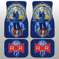 Android 18 Car Floor Mats Custom Dragon Ball Car Interior Accessories - Gearcarcover - 1