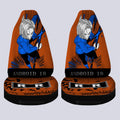 Android 18 Car Seat Covers Custom Dragon Ball Anime Manga Color Style - Gearcarcover - 4