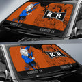 Android 18 Car Sunshade Custom Dragon Ball Anime Manga Color Style - Gearcarcover - 2