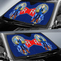 Android 18 Car Sunshade Custom Dragon Ball Car Interior Accessories - Gearcarcover - 2