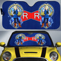 Android 18 Car Sunshade Custom Dragon Ball Car Interior Accessories - Gearcarcover - 1