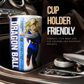 Android 18 Tumbler Cup Custom Dragon Ball Car Accessories For Anime Fans - Gearcarcover - 2