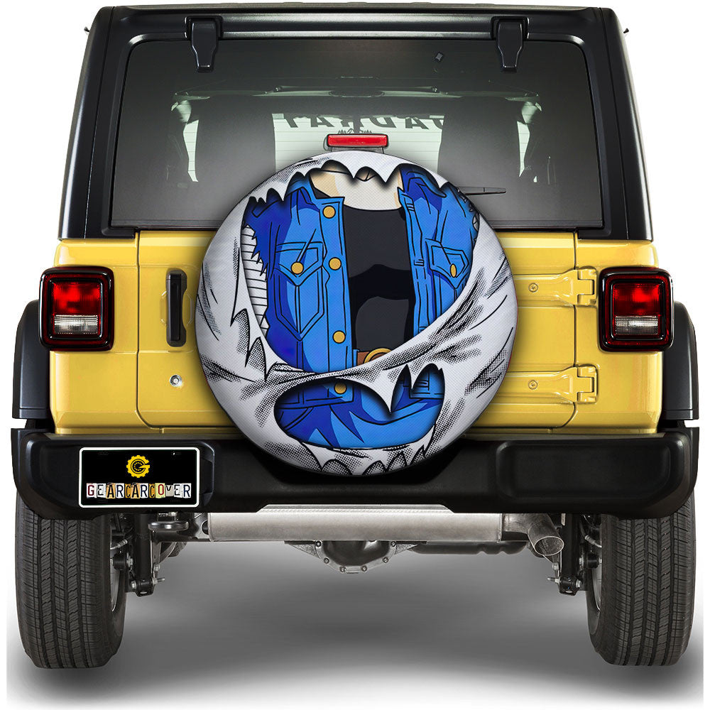 Android 18 Uniform Spare Tire Cover Custom Dragon Ball Anime - Gearcarcover - 1