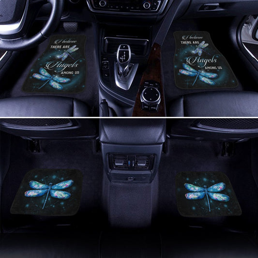 Angel Dragonfly Car Floor Mats Custom Angel Among Us Car Accessories - Gearcarcover - 2