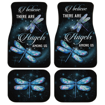 Angel Dragonfly Car Floor Mats Custom Angel Among Us Car Accessories - Gearcarcover - 1