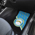 Angeles Chargers Car Floor Mats Custom Car Accessories For Fans - Gearcarcover - 3