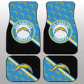 Angeles Chargers Car Floor Mats Custom Car Accessories For Fans - Gearcarcover - 1