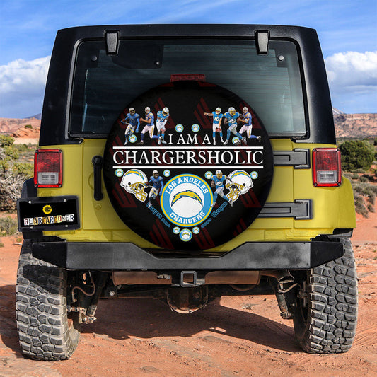 Angeles Chargers Spare Tire Covers Custom For Holic Fans - Gearcarcover - 2