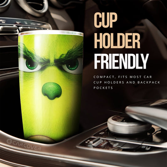 Angry Grinch Tumbler Cup Custom Car Accessories Christmas Decorations - Gearcarcover - 2